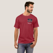 アンティークカー バーントシャツ - バックロゴ Tシャツ (正面フル)