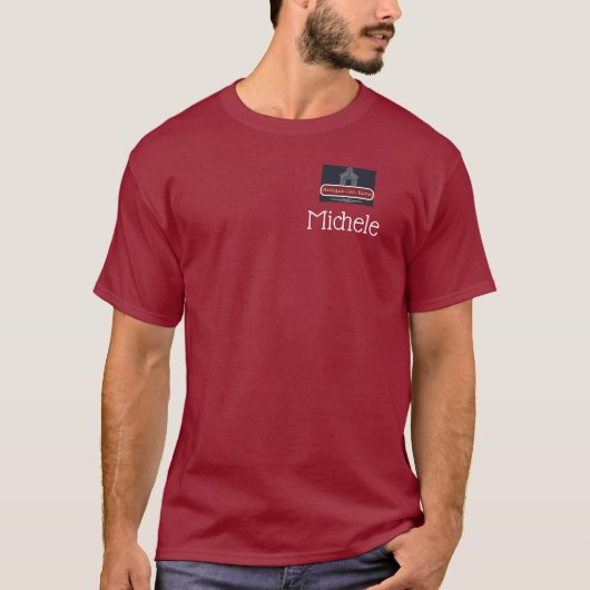 アンティークカー バーントシャツ - バックロゴ Tシャツ (正面)