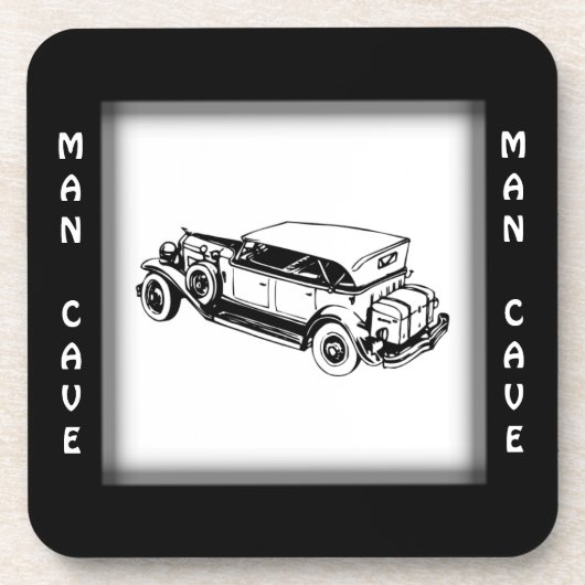 アンティークカー マンケーブ コレクション コースター (正面)