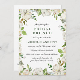 アンティークガーデンシック結婚ズブライダルブランチ 招待状