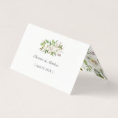 アンティークガーデンボタニッ結婚クス 名刺 (裏面)