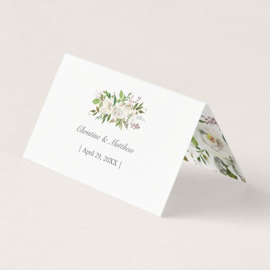 アンティークガーデンボタニッ結婚クス 名刺 (裏面)