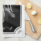 アンティークキッチンサイン – ボンペティット キッチンタオル (四つ折り)