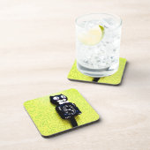 アンティークキットキャットクロックコルクコースター コースター (右側)