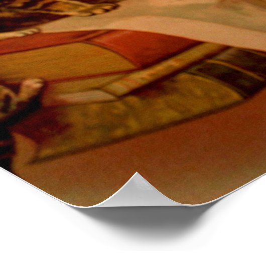 アンティークキテンス&ブックス子猫学校 ポスター (角)