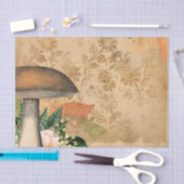 アンティークキノコ分離紙 薄葉紙 (クラフト)