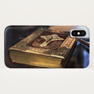 アンティークキリスト教聖書 iPhone X ケース