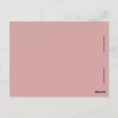 アンティークキルトハートブックマーク ポストカード (裏面)