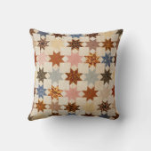 アンティークキルト写真 | ルモイン星パターン クッション (裏面)