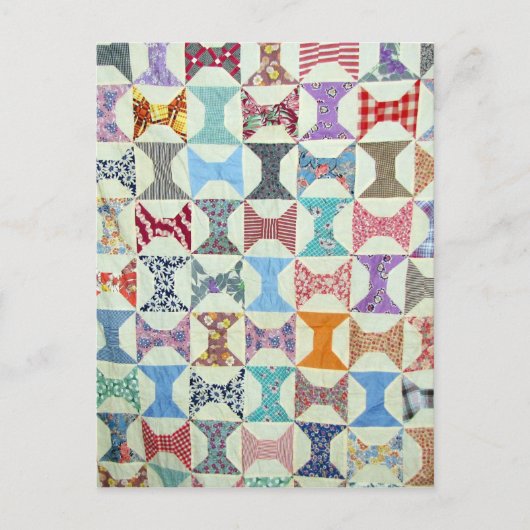 アンティークキルト ポストカード (正面)