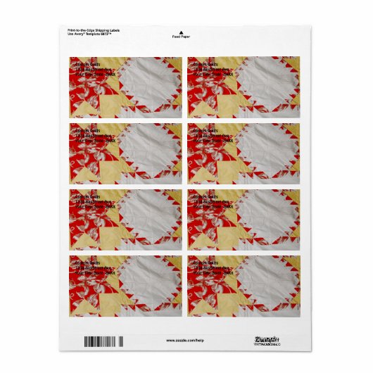 アンティークキルト ラベル (フルシート)