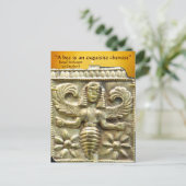 アンティークギリシャのハニービー女神 ポストカード (スタンド正面)