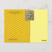 アンティークギリシャのハニービー女神 ポストカード (裏面)