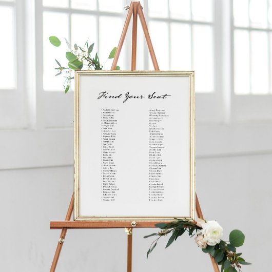 アンティーククイル座席表を見つける ポスター