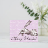 アンティーククイル書ポイントAありがとう! ポストカード (スタンド正面)