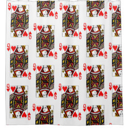 アンティーククイーン・オブ・ハート シャワーカーテン