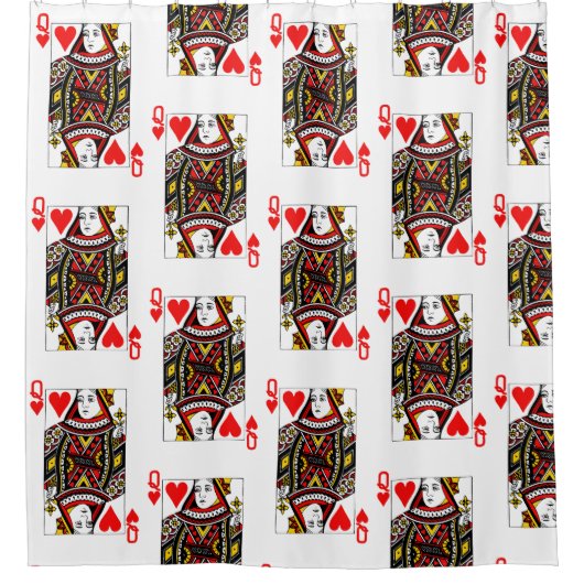 アンティーククイーン・オブ・ハート シャワーカーテン (正面)
