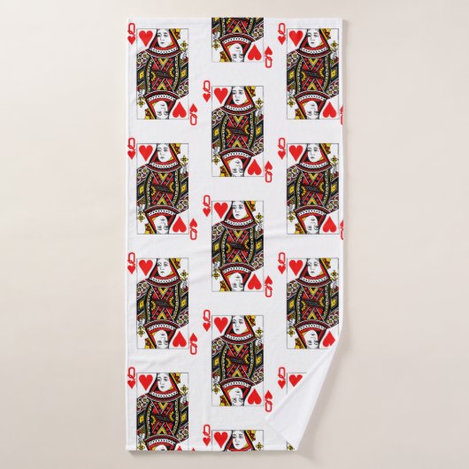 アンティーククイーン・オブ・ハート バスタオル (バスタオル)