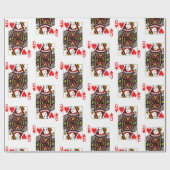 アンティーククイーン・オブ・ハート ラッピングペーパー (フラット)