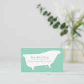 アンティーククラウフットタブ 名刺 (スタンド正面)