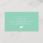 アンティーククラウフットタブ 名刺 (裏面)