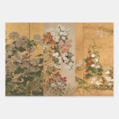 アンティーククラシックコロマンデルスクリーンアート ラッピングペーパーシート (正面3)