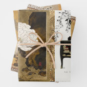 アンティーククラシックコロマンデルスクリーンアート ラッピングペーパーシート (インサイチュ)