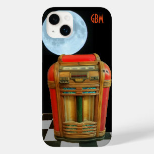 アンティーククラシックジュークボックスとFull Blue Moon Case-M Case-Mate iPhone 14 Plusケース