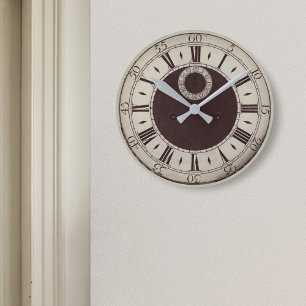 アンティーククラシックスタイルローマ数字ヴィンテージ ラウンド壁時計