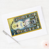 アンティーククラフトフリーメーソンマソニックハゼン 長方形シール (封筒)