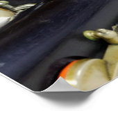 アンティーククラリネット写真 ポスター (角)