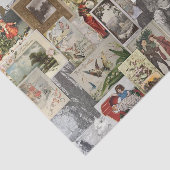 アンティーククリスマスエフェメラコラージデクページ 薄葉紙 (詳細)