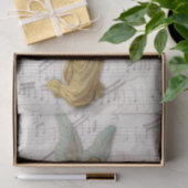 アンティーククリスマスエンジェルビクトリアンクリスチャンビッグ 薄葉紙 (ギフト)