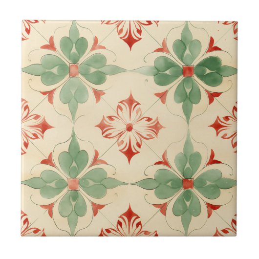 アンティーククリスマスタイル タイル (正面)