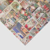 アンティーククリスマスホリデーのグリーティングカードパターン 薄葉紙 (詳細)