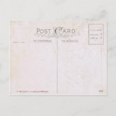 アンティーククリスマスポストカードホリー&三日月 シーズンポストカード (裏面)