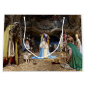 アンティーククリスマス出生の場 ラージペーパーバッグ (正面)
