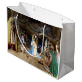 アンティーククリスマス出生の場 ラージペーパーバッグ (裏面アングル)