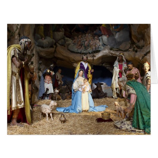 アンティーククリスマス出生シーン (正面横)