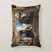 アンティーククリスマス出生シーン アクセントクッション (正面(垂直))