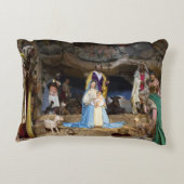 アンティーククリスマス出生シーン アクセントクッション (裏面)