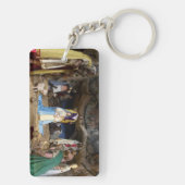 アンティーククリスマス出生シーン キーホルダー (裏面)