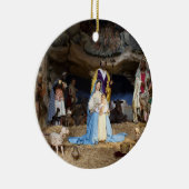アンティーククリスマス出生シーン セラミックオーナメント (右)