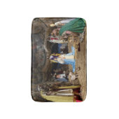 アンティーククリスマス出生シーン バスマット (正面縦)