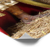 アンティーククリスマス出生シーン ポスター (角)