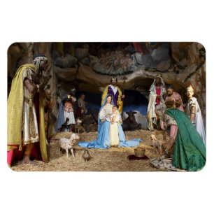 アンティーククリスマス出生シーン マグネット