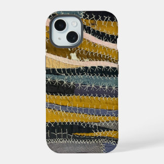 アンティーククレイジーキルトのスマホケース iPhone 15ケース