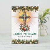 アンティーククロスとフェスティバルアクセント、クリスマス シーズンカード (スタンド正面)