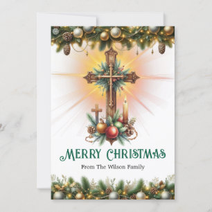 アンティーククロスとフェスティバルアクセント、クリスマス シーズンカード