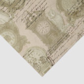アンティーククロックズアンドオウルズデコパージュ 薄葉紙 (詳細)